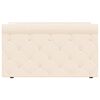 vidaXL Pat de zi cu saltea și USB, crem, 90x200 cm, textil