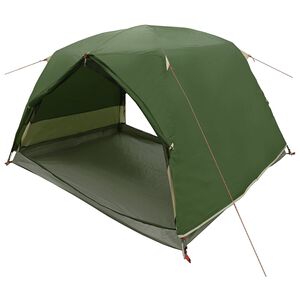 vidaXL Cort de backpacking 2 persoană Verde