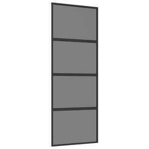 vidaXL Ușă glisantă 76 x 205 cm Sticlă Temperată și Aluminiu