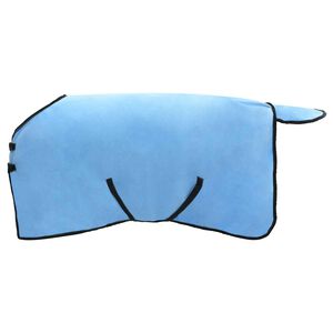 vidaXL Pătură pentru cai Aqua complet 75 cm Fleece din poliester