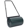 vidaXL Tăvălug de gazon, verde și negru, 63 cm, 50 L