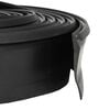 vidaXL Etanșare pentru Ușa Garajului Negru 52 x 2 mm 5,5 m PVC