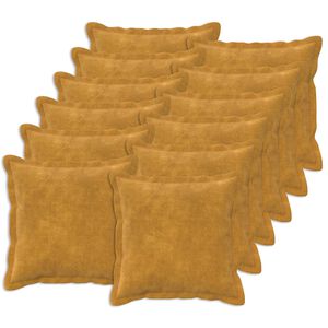 vidaXL Husă pentru pernă 12 buc. HOUTEN Galben 40 x 40 cm