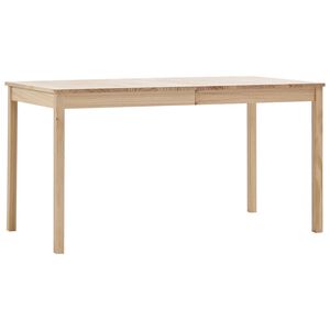 vidaXL Masă de bucătărie, 140 x 70 x 73 cm, lemn de pin