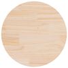 vidaXL Blat de masă rotund, &Oslash;60x3 cm, lemn masiv de pin