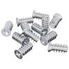 vidaXL Șurub 12 pcs Argintiu M6 x 12 mm Fier