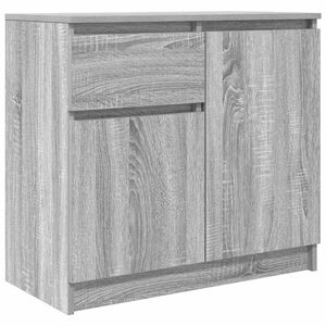 vidaXL Bufetă cu sertar Gri Sonoma 71x35x65 cm Lemn prelucrat