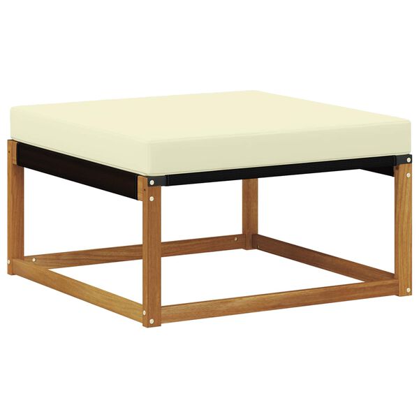 vidaXL Taburet pentru exterior Lemn Solid de Acacia natural