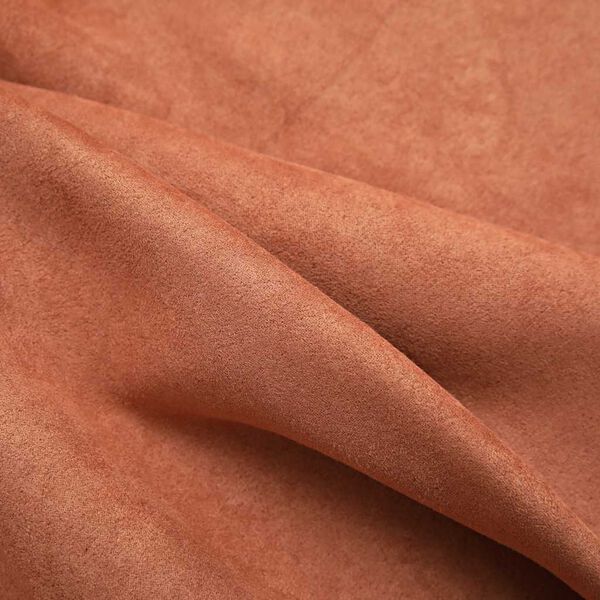 vidaXL Draperii opace cu inele metalice, 2 buc., ruginiu, 140x175 cm