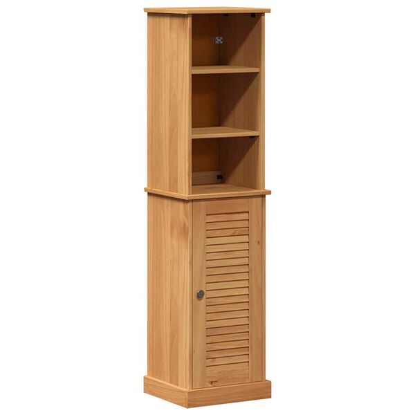 vidaXL Set de mobilier pentru baie VIGO 2 pcs Maro și Maro Miere