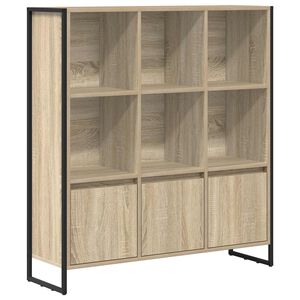 vidaXL Dulap pentru cărți 99,5 x 30 x 108 cm Lemn prelucrat Sonoma