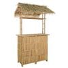 vidaXL Masă de bar exterioară natural 115 x 95 x 215 cm Bambus