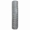 vidaXL Gard hexagonal Argintiu 0,8 x 50 m Oțel galvanizat