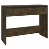 vidaXL Masă consolă, stejar afumat, 100x35x76,5 cm, PAL