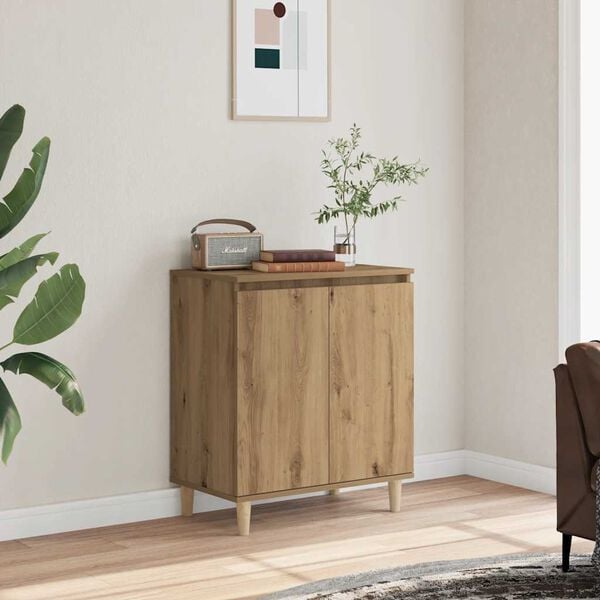 vidaXL Bufetă Stejar artizanal 60x35x70 cm Lemn prelucrat