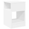 vidaXL Masă laterală Alb 30,5 x 30 x 45 cm Lemn compozit