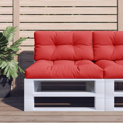 vidaXL Pernă canapea din paleți, roșu, 70 x 40 x 12 cm