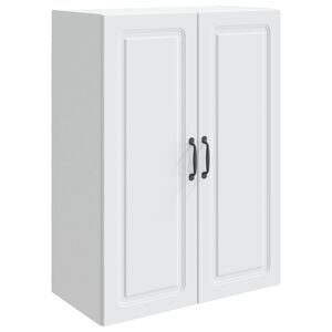 vidaXL Dulap montat pe perete Alb 66 x 34,5 x 90 cm Lemn prelucrat