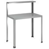 vidaXL Masă pentru ghivece 60 x 50 x 104 cm Oțel Galvanizat Argintiu