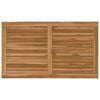 vidaXL Placă de masă Dreptunghiular Lemn solid de tec natural