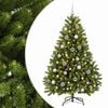 vidaXL Brad de Crăciun artificial verde deschis cu glob 120 cm