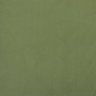vidaXL Canapea extensibilă cu 2 locuri, verde deschis, catifea