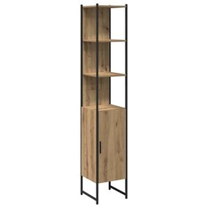 vidaXL Dulap de Baie stejar artizanal 33 x 33 x 185,5 cm