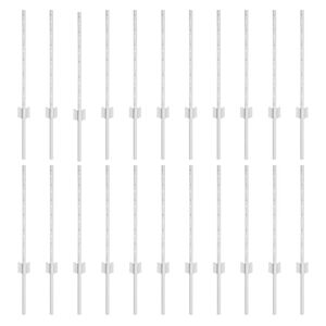 vidaXL St&acirc;lp de gard. 22 pcs Argintiu 100 cm Oțel