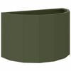 vidaXL Jardinieră Verde măsliniu 60 x 30 x 35 cm Oțel