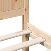 vidaXL Cadru de pat Maro 75 x 190 cm Lemn masiv de pin
