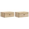 vidaXL Dulap de noapte suspendat 2 pcs Stejar Sonoma 49 x 34,5 x 20 cm