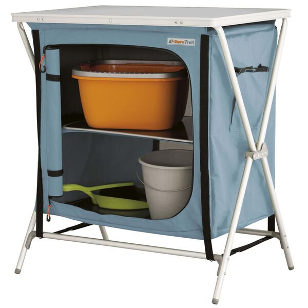 Eurotrail Dulap de camping "St. Barts", albastru vis