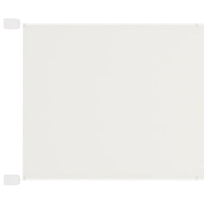 vidaXL Copertină verticală, alb, 140x420 cm, țesătură Oxford