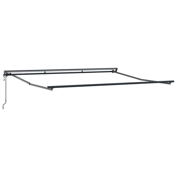 vidaXL Cortina Retractabilă Crem 400 &times; 300 cm Poliester și metal