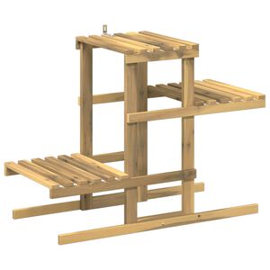 vidaXL Suport pentru plante Alb 82 x 36 x 60 cm Lemn Solid de Acacia