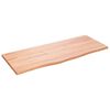 vidaXL Blat masă maro deschis 100x40x2 cm, lemn masiv stejar tratat