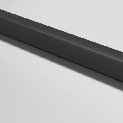 vidaXL Ușă interior negru 102,5x201,5 cm sticlă securiz./aluminiu slim