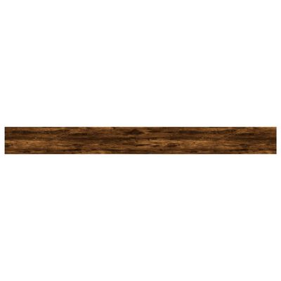 vidaXL Rafturi perete 4 buc. stejar fumuriu 100x10x1,5cm lemn compozit