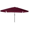 vidaXL Parasol de Grădină Roșu Bordeaux 394 x 394 x 248 cm