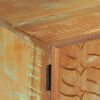 vidaXL Comodă TV sculptată manual, 120x30x40 cm, lemn masiv reciclat