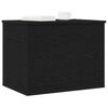 vidaXL Cutie de depozitare Stejar negru 60 x 42 x 46 cm Lemn compozit