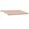 vidaXL Cort electric retractabil Portocaliu, Gri, Albastru, Alb
