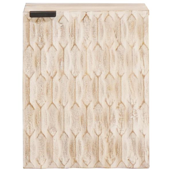 vidaXL Dulap Suspendat pentru Baie cu raft cu ușă Alb 38 x 33 x 48 cm