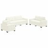 vidaXL Set de canapea 3 pcs Crem 221 x 80 x 80 cm Catifea