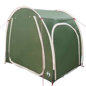 vidaXL Cort pentru depozitare biciclete Verde 218 x 156 x 180 cm
