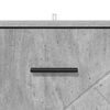 vidaXL Dulap de noapte Gri beton 38 x 38 x 66 cm Lemn compozit