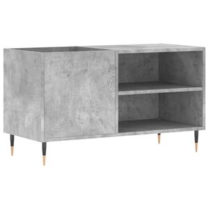 vidaXL Dulap de discuri, gri beton, 85x38x48 cm, lemn prelucrat