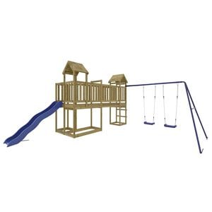 vidaXL Set de joacă pentru exterior, lemn de pin impregnat