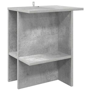vidaXL Masă de cafea Gri Beton 40 x 30 x 49 cm Lemn prelucrat