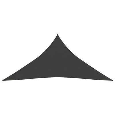 vidaXL Pânză parasolar, antracit, 4x5x5 m, HDPE, 160 g/m²